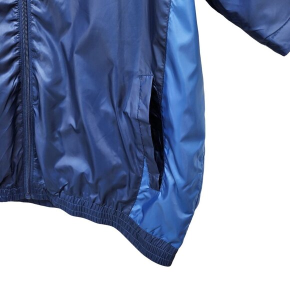 Short Sleeve Mens size XL Full Zip Jacket Blue Black Golf Windbreaker NEW - Picture 8 of 13